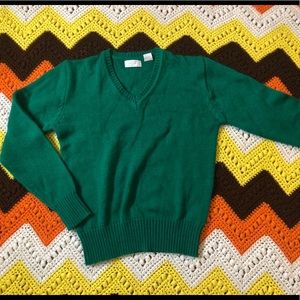 Vintage kelly green sweater